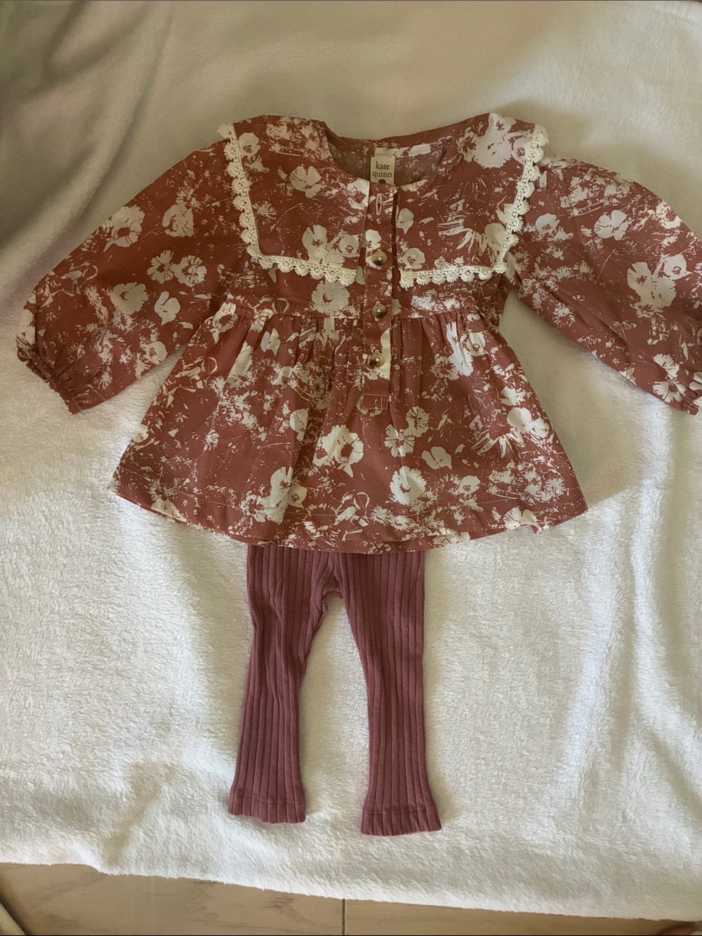 kate quinn cotton gauze tunic with matching pants